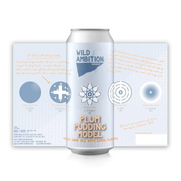 Plum Pudding Model - Tart Dark ale with local Plums | Wild Ambition Brewing